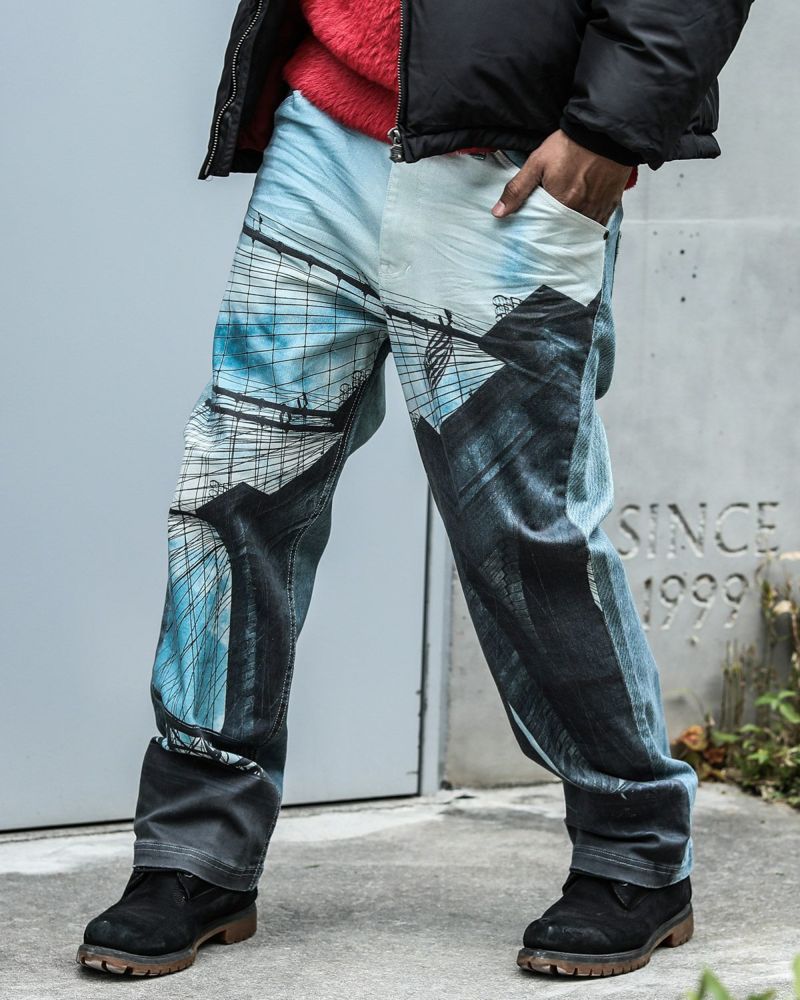 インディゴ：183cm(Lサイズ着用)