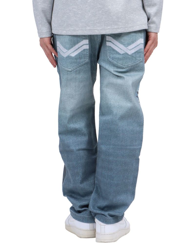 インディゴ：174cm62kg(Mサイズ着用)