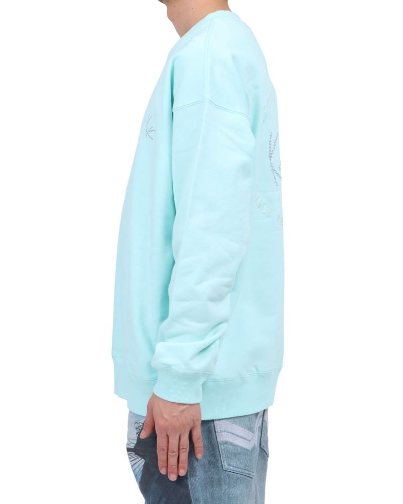 ミントグリーン：174cm62kg(Lサイズ着用)