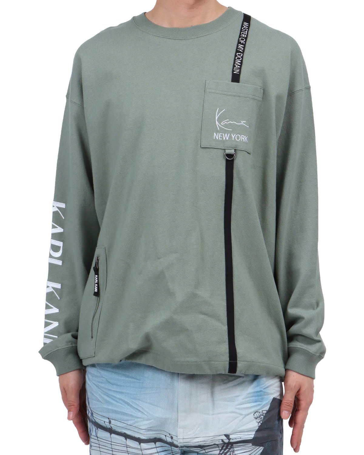 カーキ：174cm62kg(Lサイズ着用)