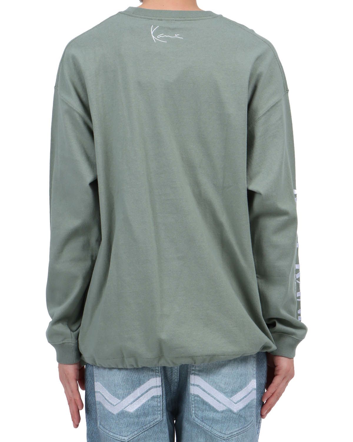 カーキ：174cm62kg(Lサイズ着用)