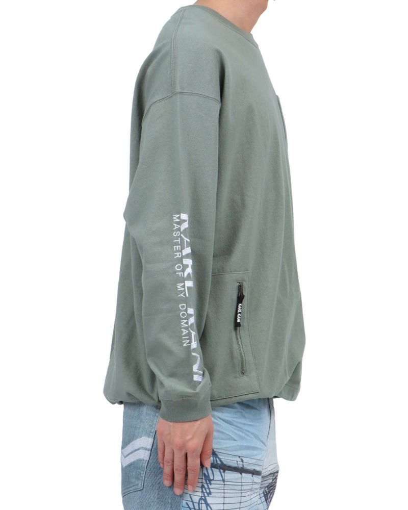 カーキ：174cm62kg(Lサイズ着用)