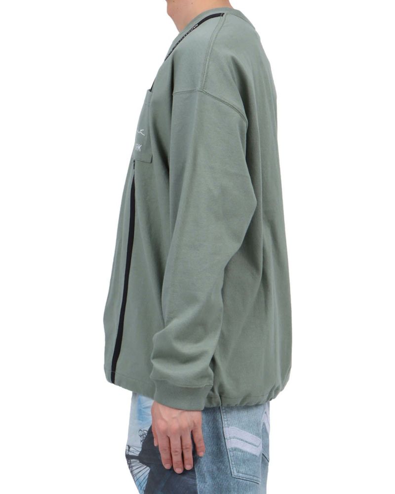 カーキ：174cm62kg(Lサイズ着用)