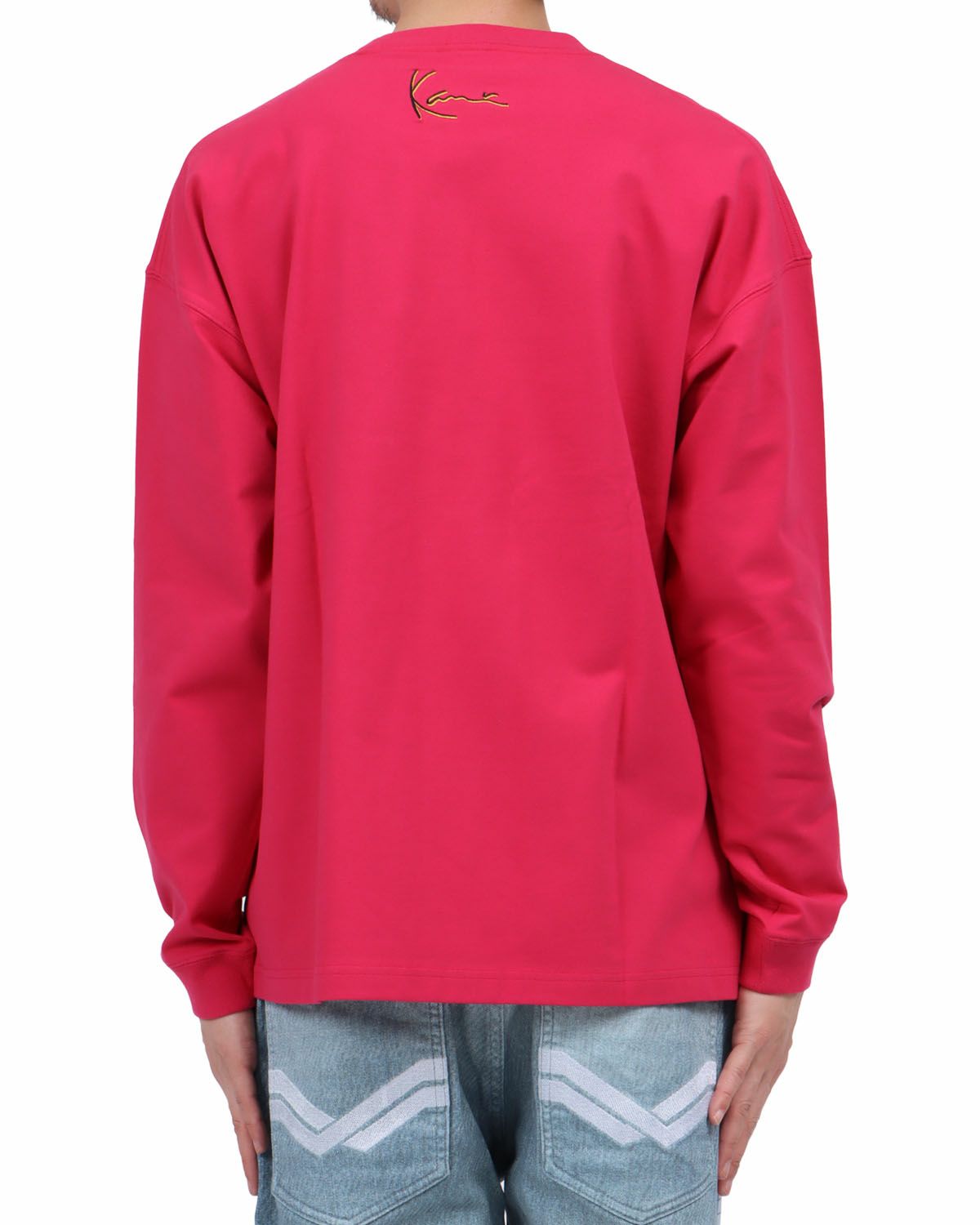 ラズベリー：174cm62kg(Lサイズ着用)