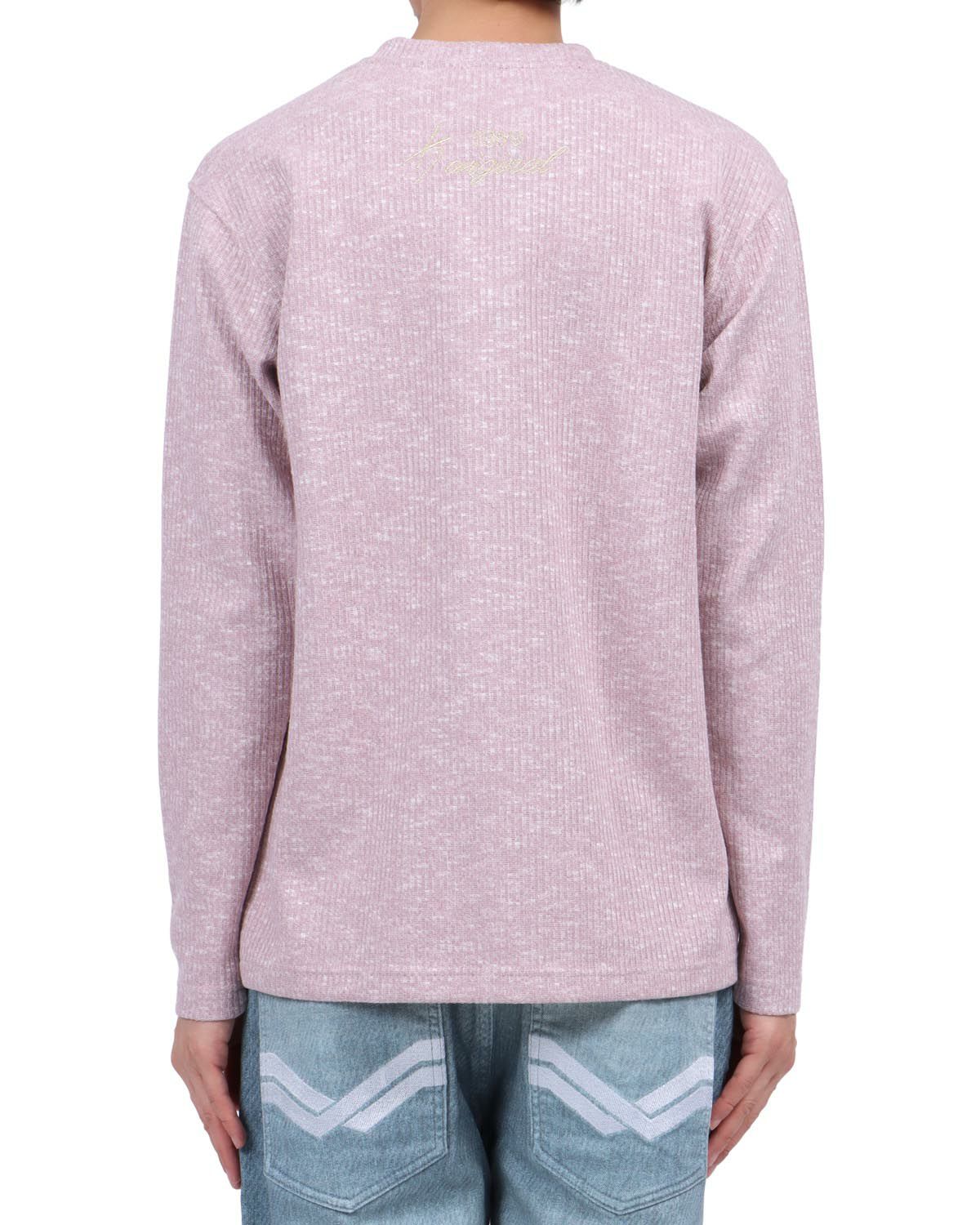 ベビーピンク：174cm62kg(Lサイズ着用)