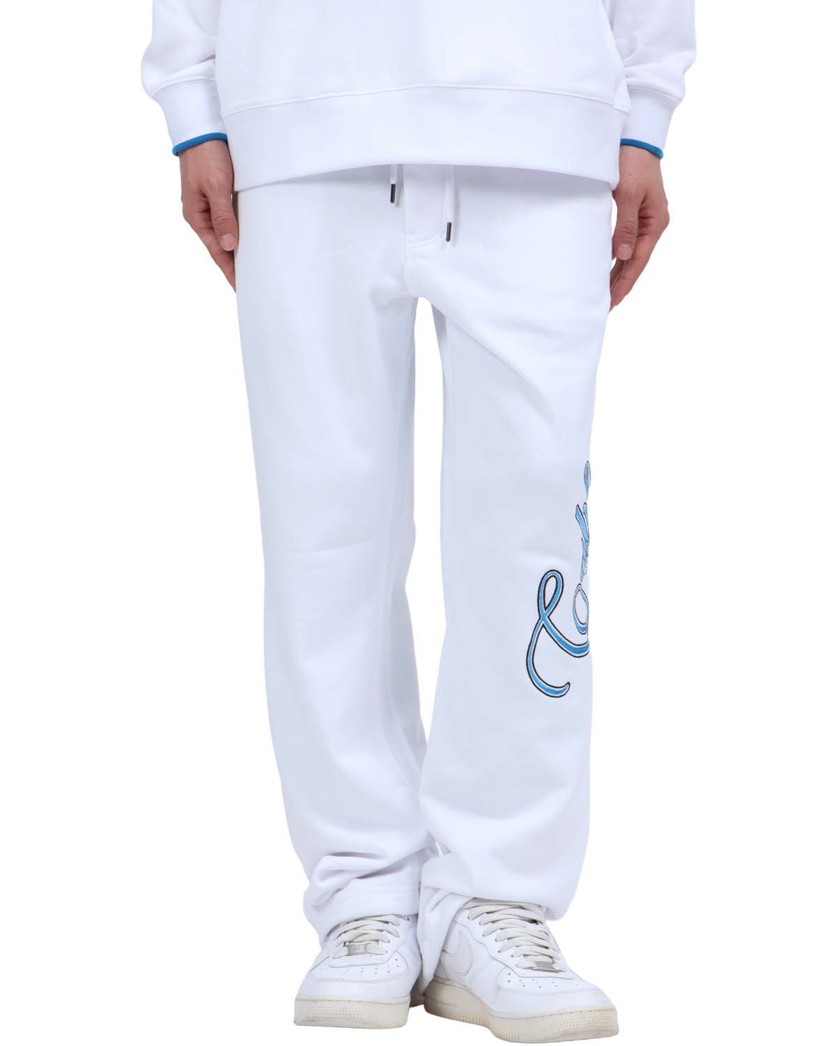 ホワイト：174cm62kg(Lサイズ着用)