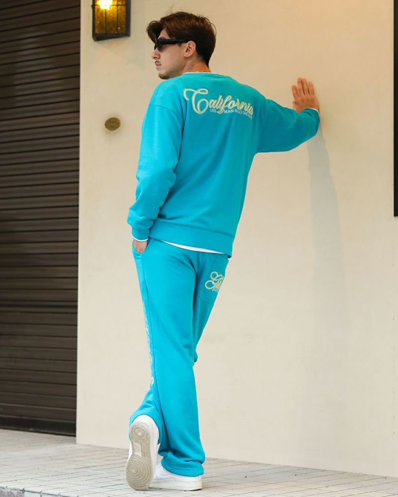 ターコイズ：180cm/70kg(Lサイズ着用)