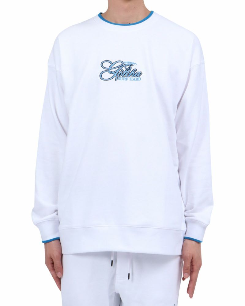 ホワイト：174cm62kg(Lサイズ着用)