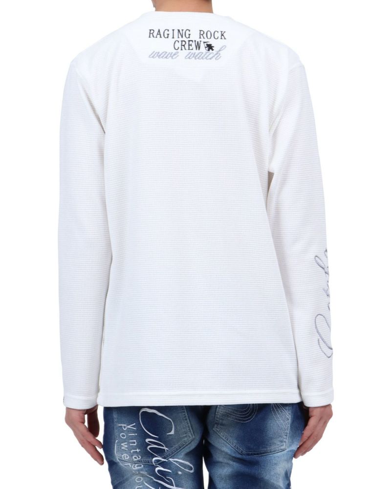 ホワイト：174cm62kg(Lサイズ着用)