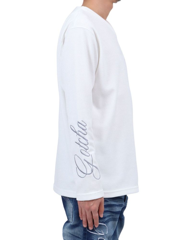 ホワイト：174cm62kg(Lサイズ着用)