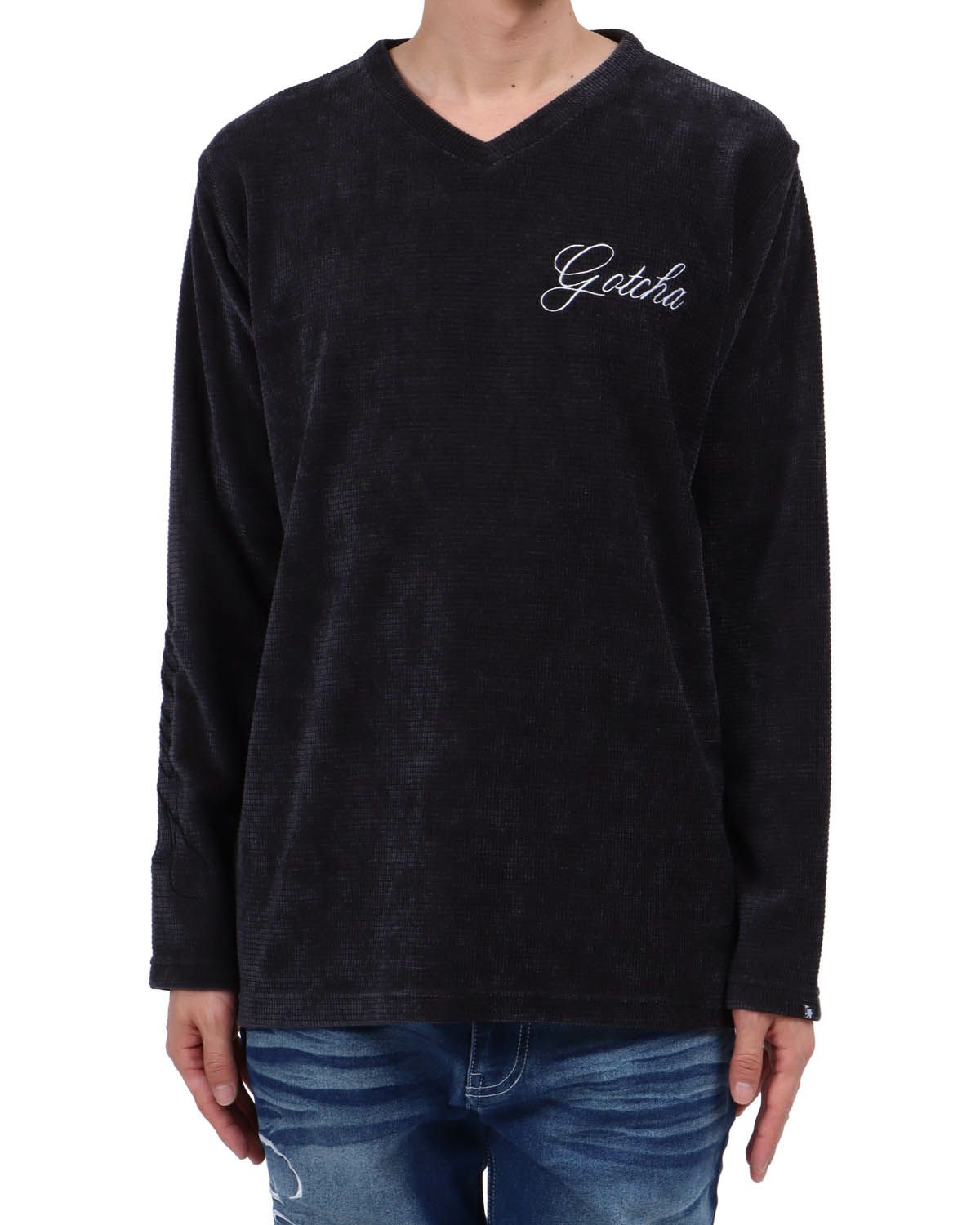 チャコール：174cm62kg(Lサイズ着用)