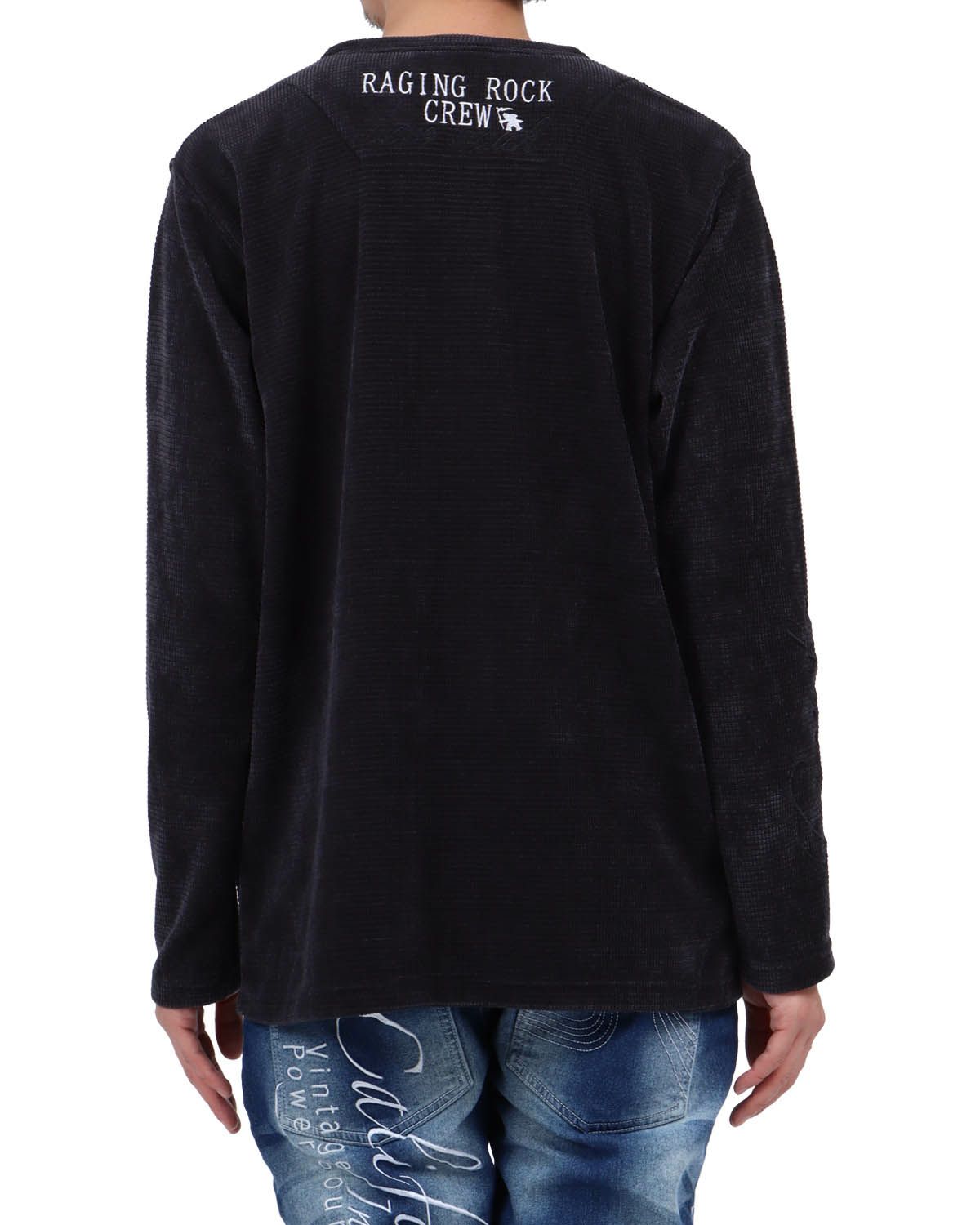 チャコール：174cm62kg(Lサイズ着用)