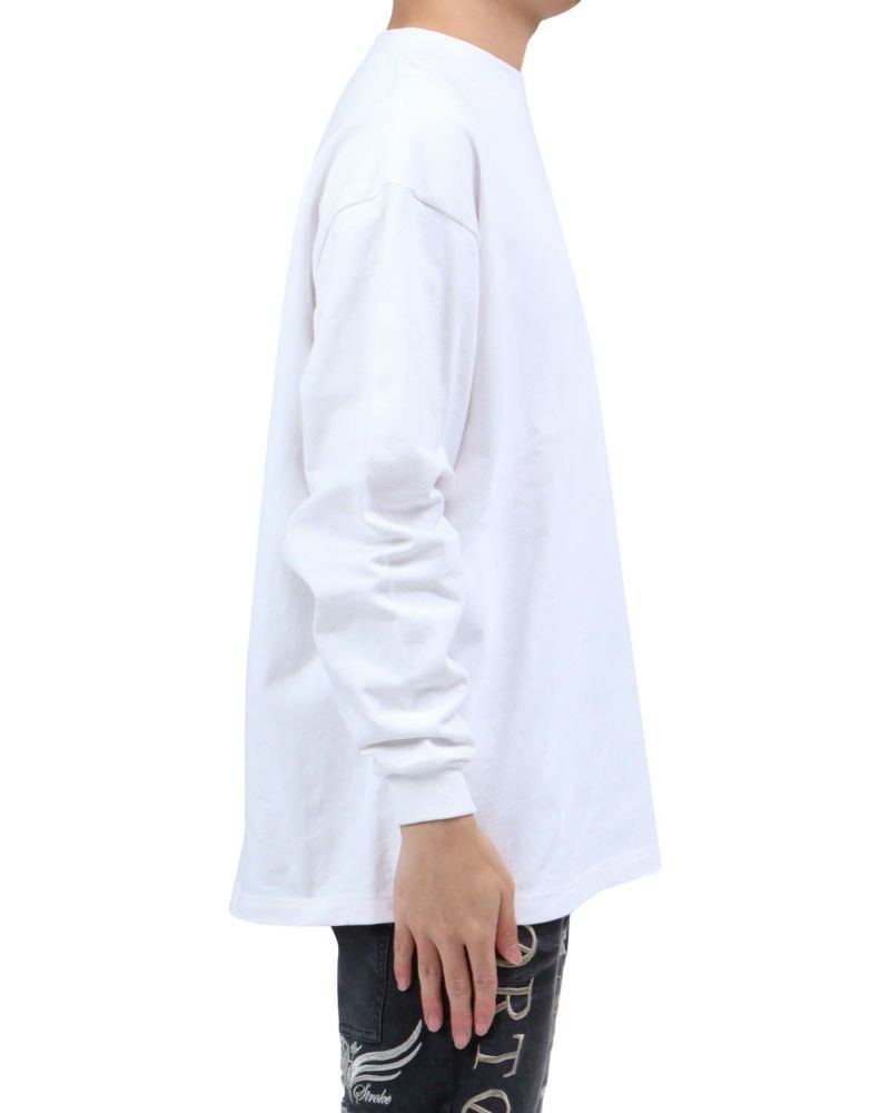 ホワイト：173cm63kg(Lサイズ着用)