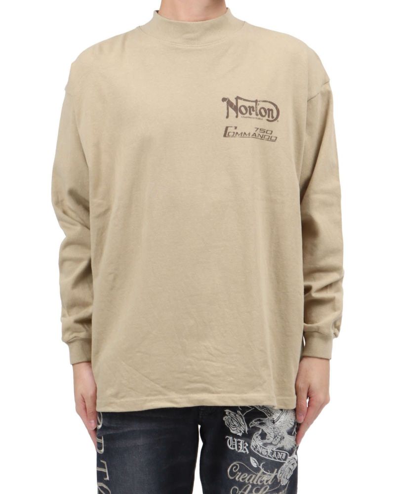 ベージュ：173cm63kg(Lサイズ着用)