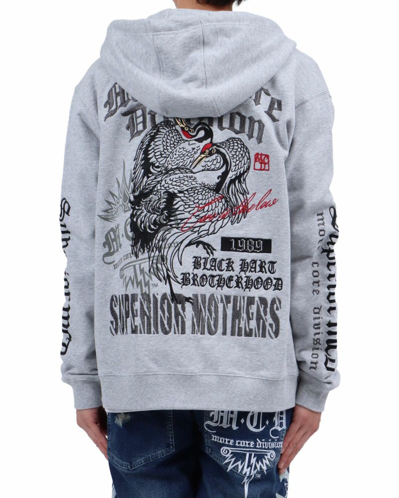 杢グレー：174cm62kg(Lサイズ着用)