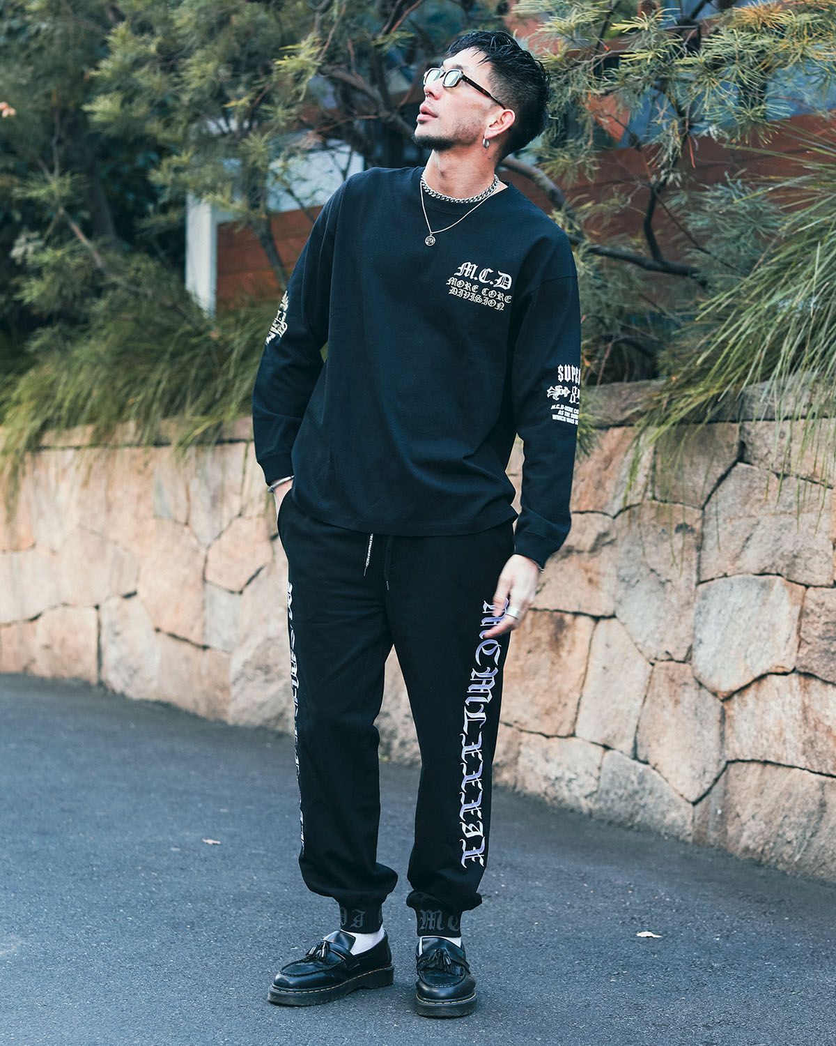 ブラック:183cm(XLサイズ着用)