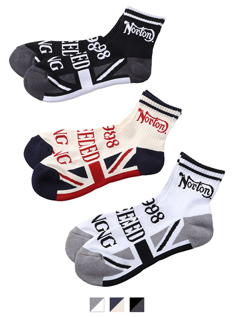 ミドル丈 ユニオンジャック ソックス