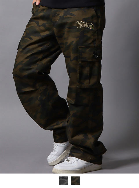 迷彩 カーゴパンツ