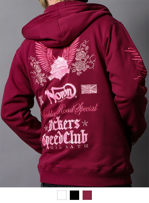 MAX ピンクメタル ZIPパーカー