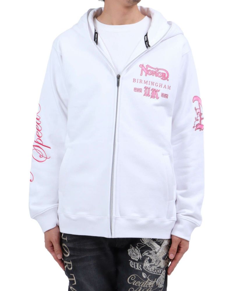 ホワイト：174cm62kg(Lサイズ着用)