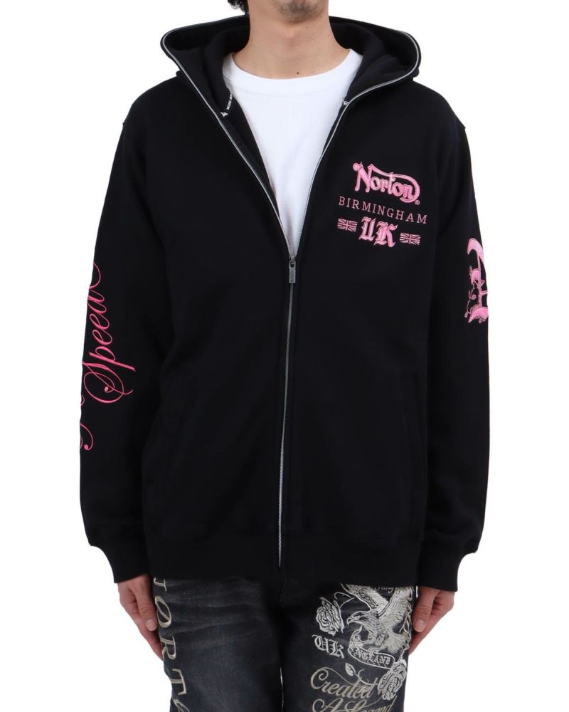 Norton] MAX ピンクメタル ZIPパーカー | PEET ONLINE STORE