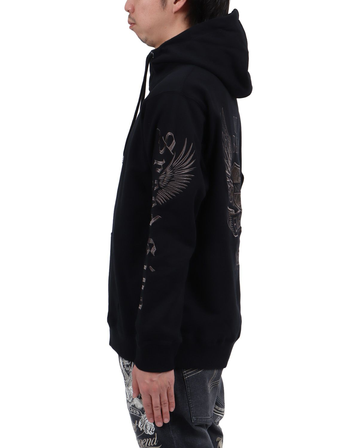 ブラック：174cm62kg(Lサイズ着用)