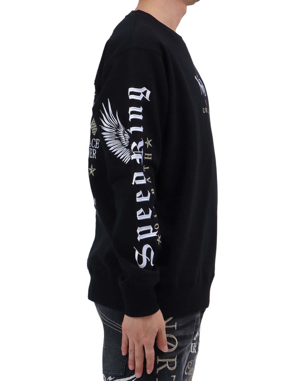 ブラック：174cm62kg(Lサイズ着用)