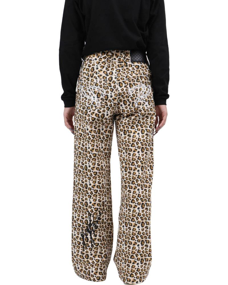 Karl Kani] ウィメンズ ストレッチ レオパード ロングパンツ | PEET