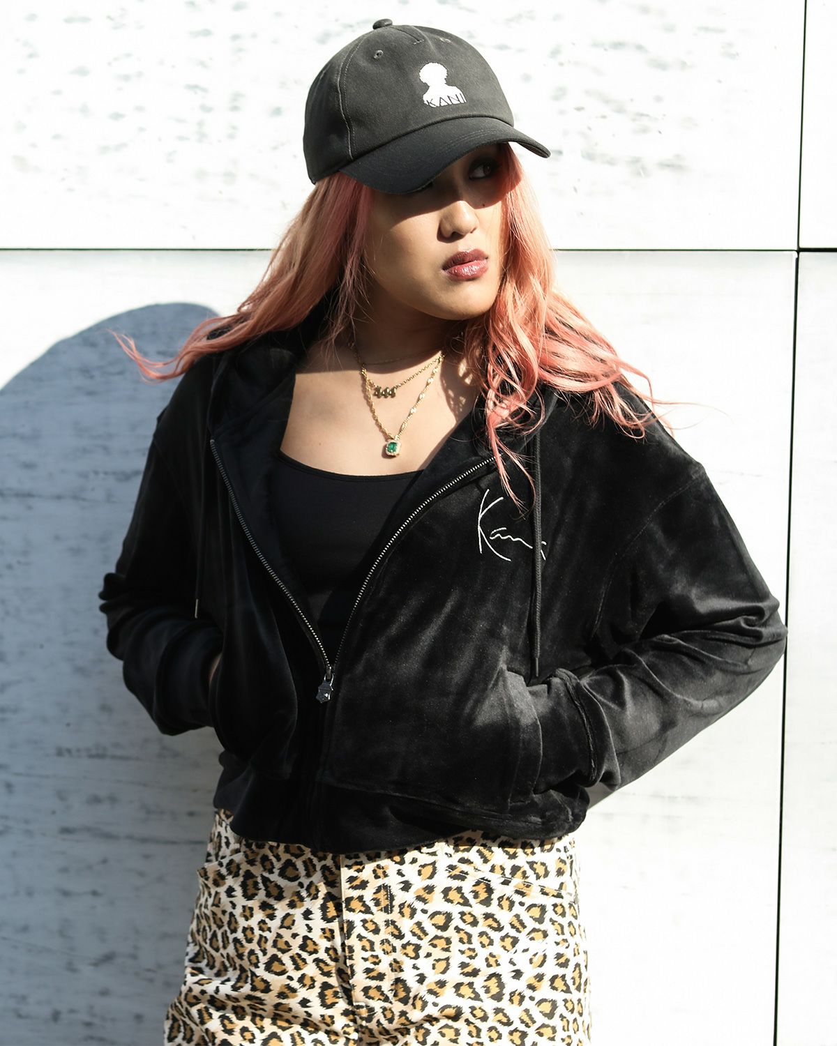 ブラック：167cm(Lサイズ着用)