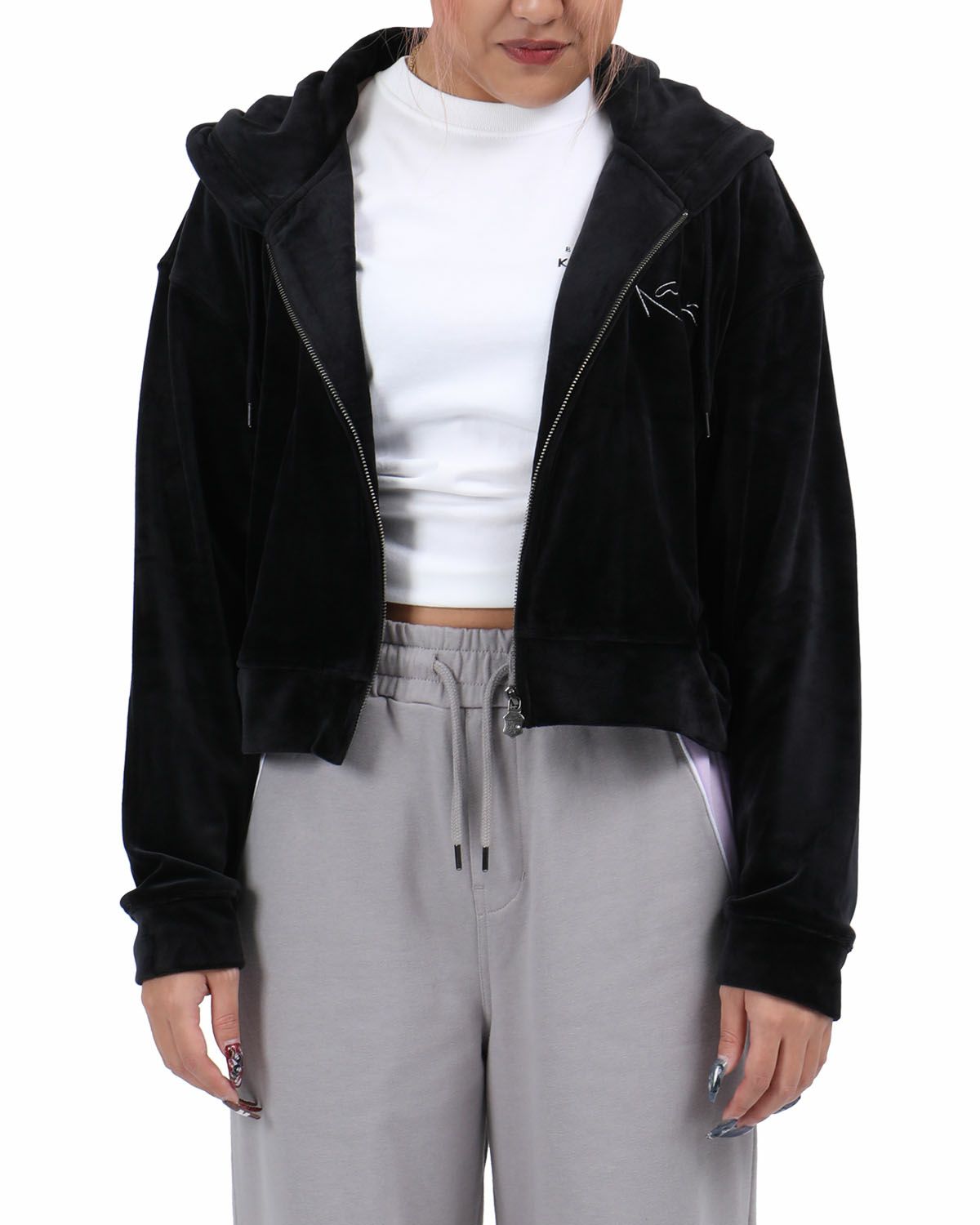 ブラック：167cm(Lサイズ着用)