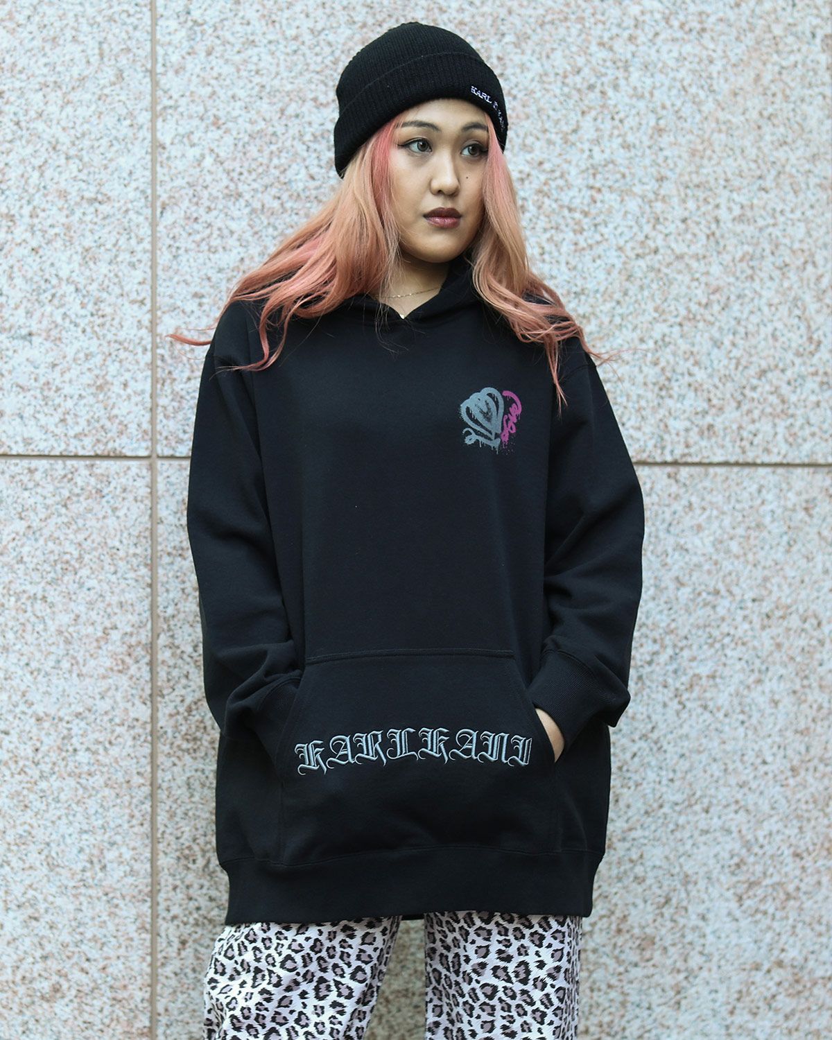 ブラック：167cm(Lサイズ着用)