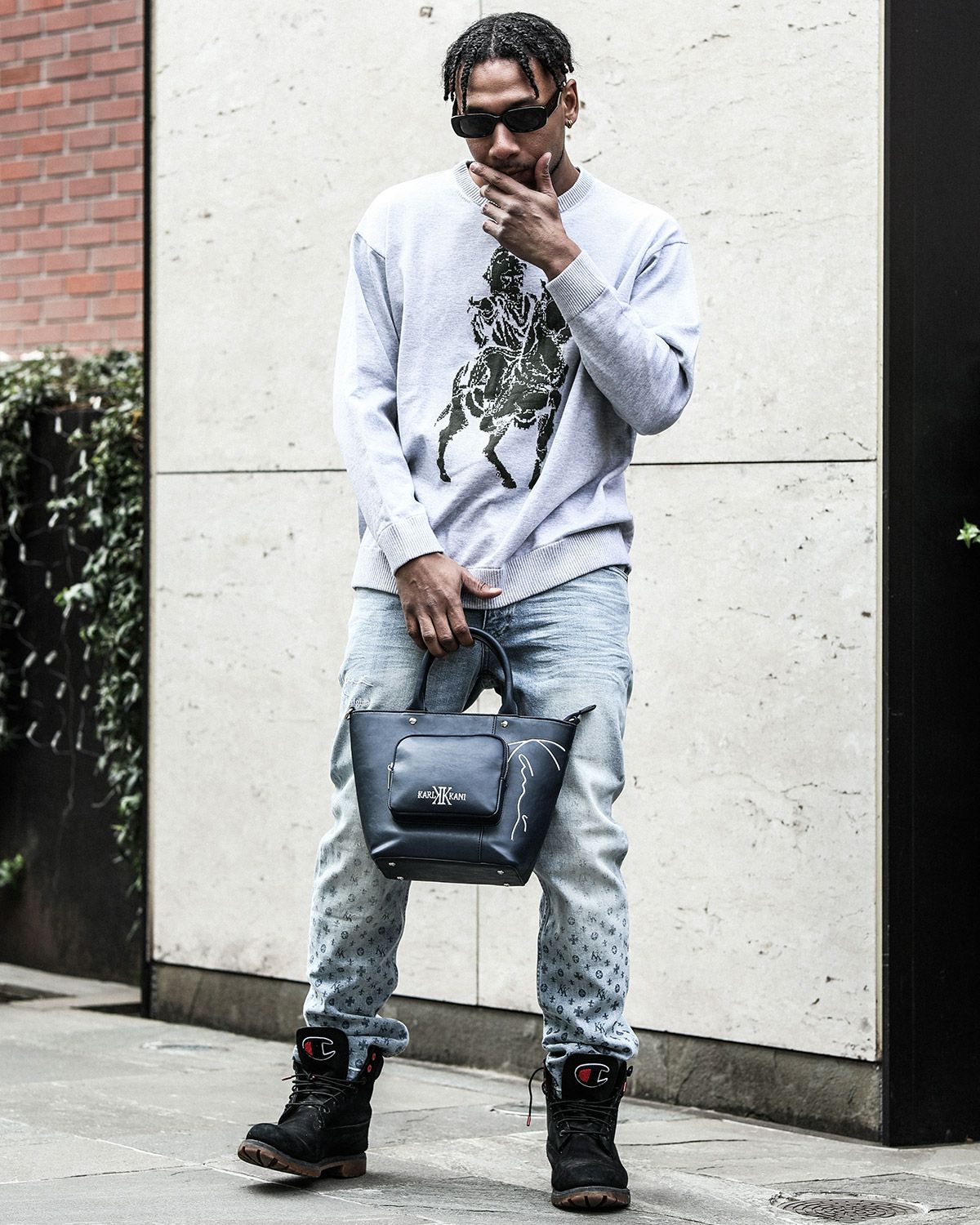 ブリーチ：183cm(34inc着用)