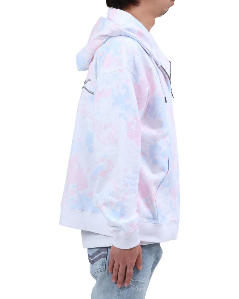 ホワイト：174cm62kg(Lサイズ着用)