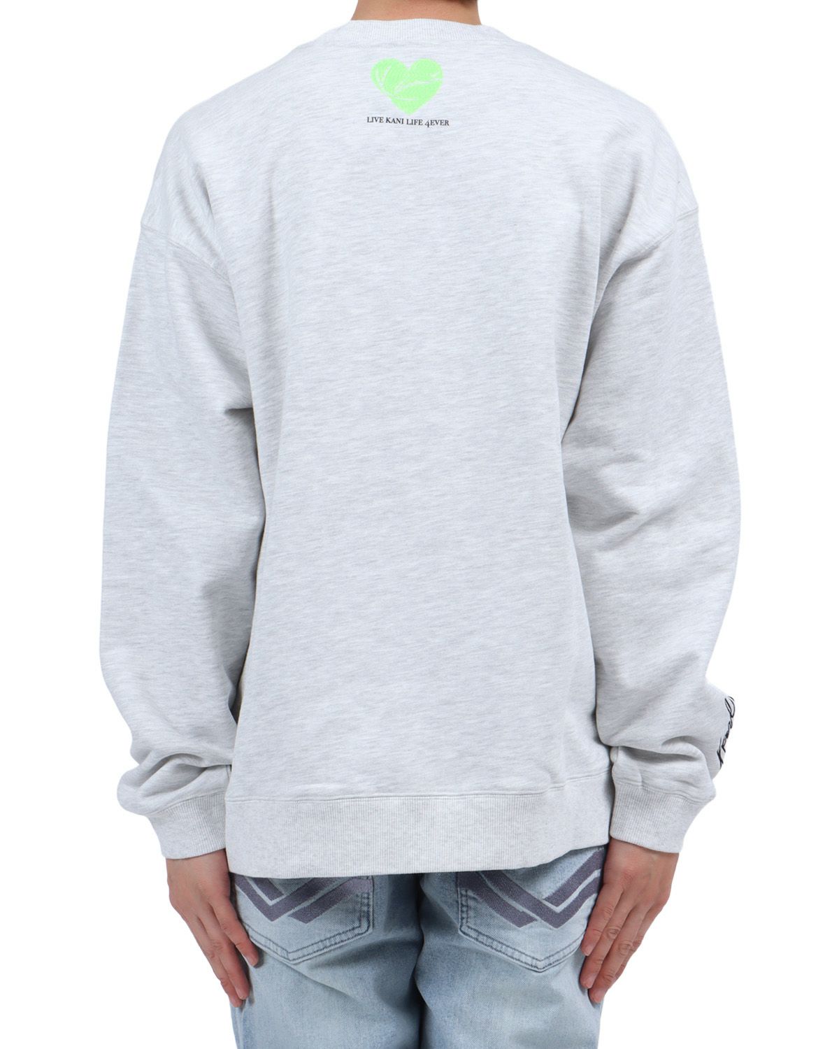 杢グレー：174cm62kg(Lサイズ着用)