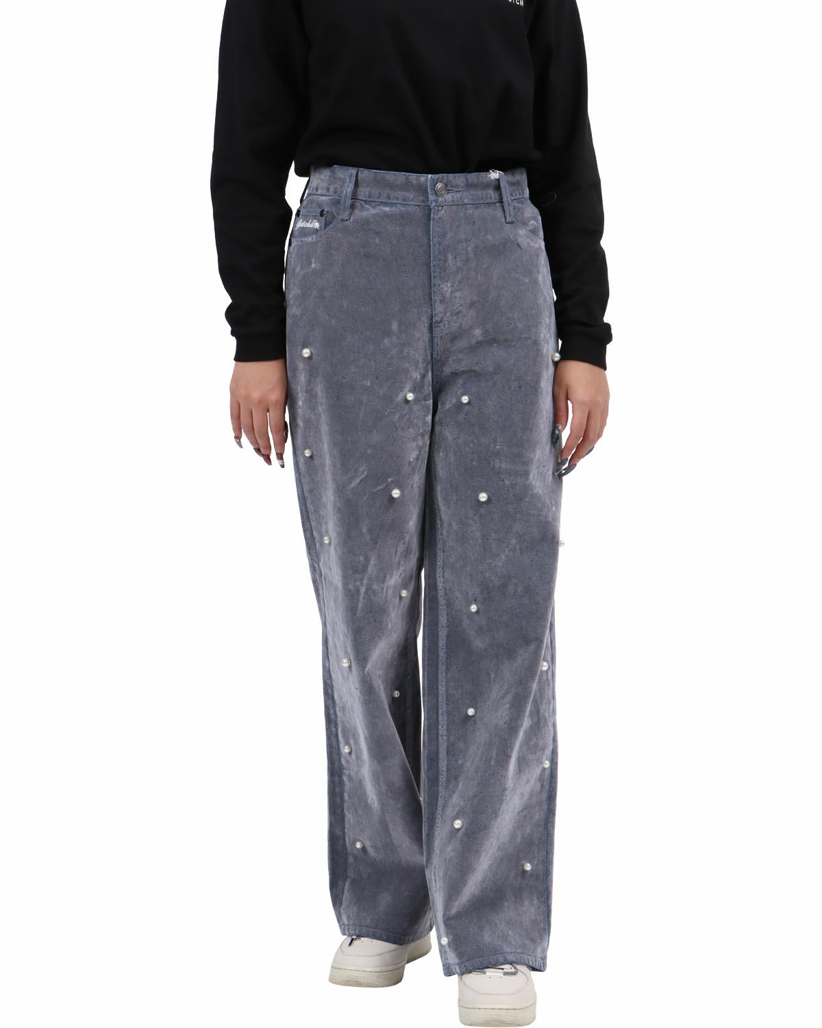 グレー：167cm(Lサイズ着用)