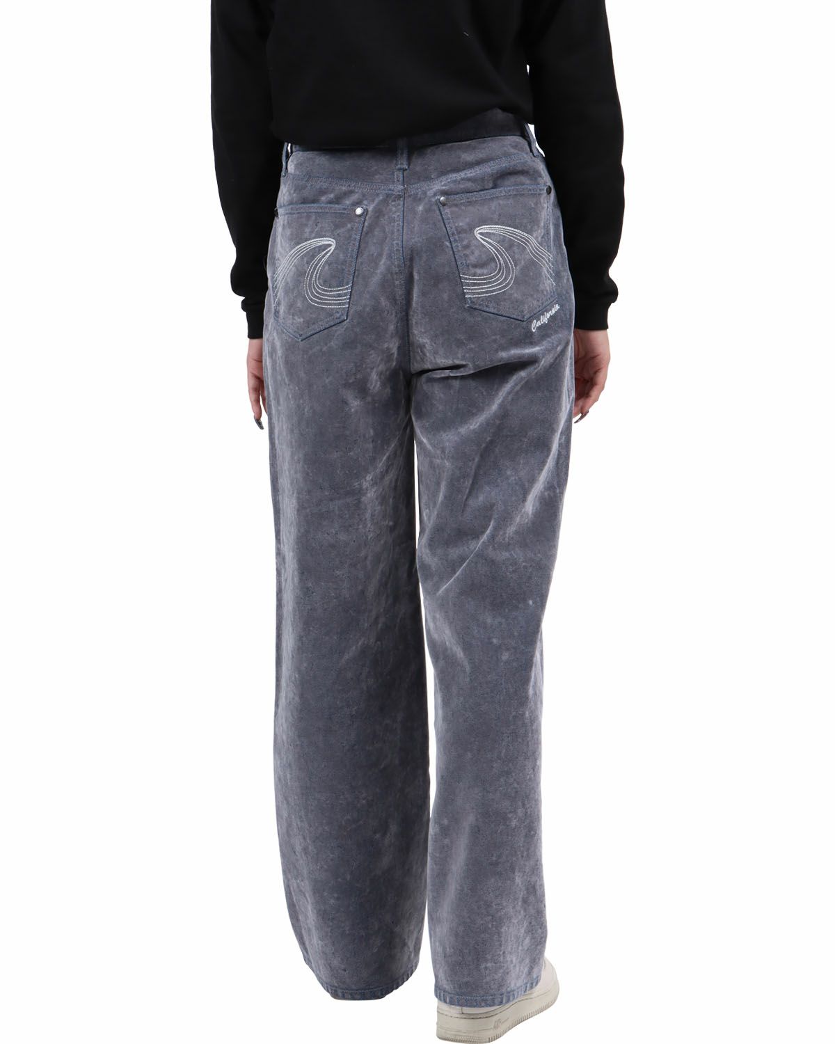 グレー：167cm(Lサイズ着用)