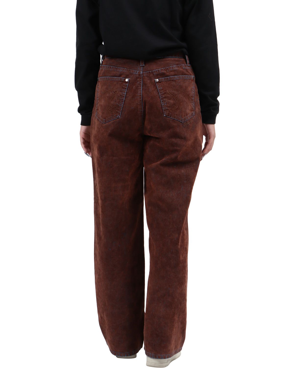 ブラウン：167cm(Lサイズ着用)