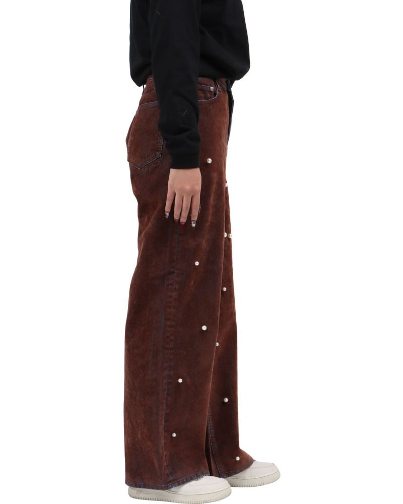 ブラウン：167cm(Lサイズ着用)