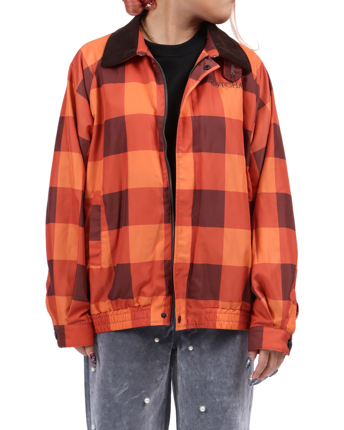 オレンジ：167cm(Lサイズ着用)