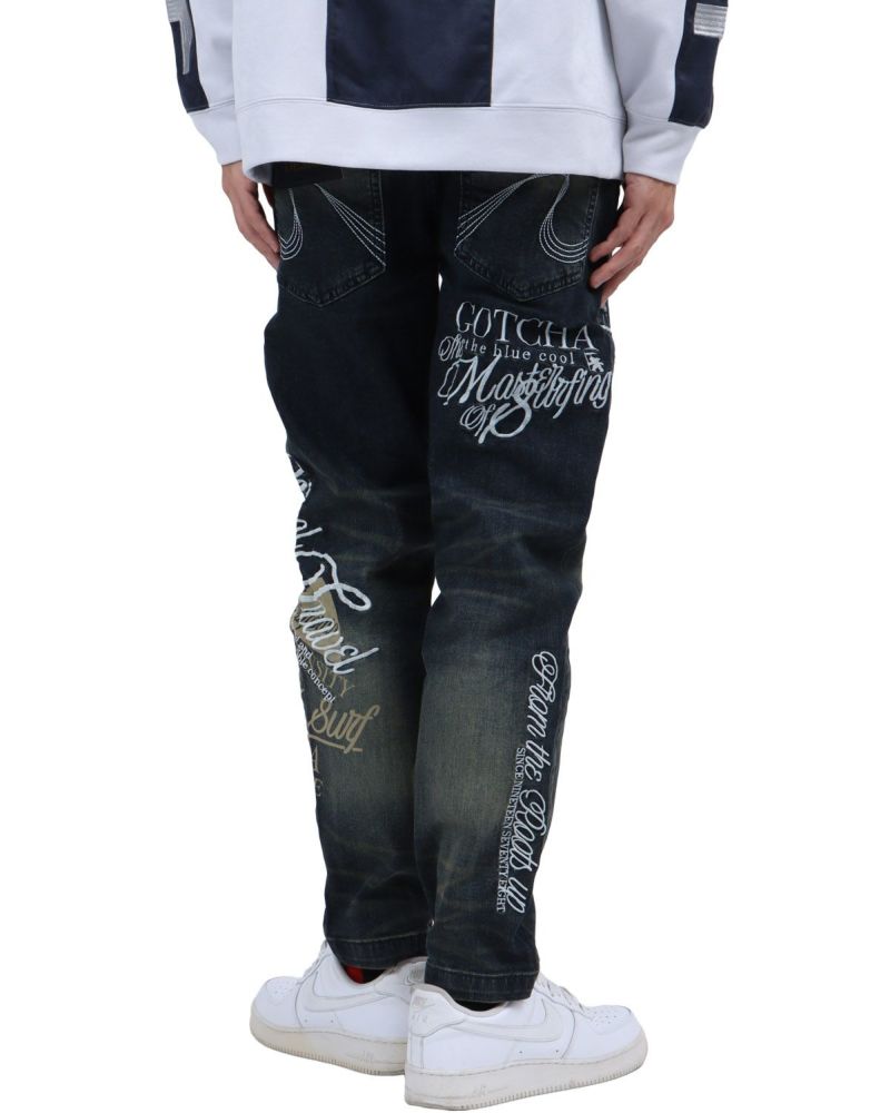 インディゴ：183cm62kg(Lサイズ着用)