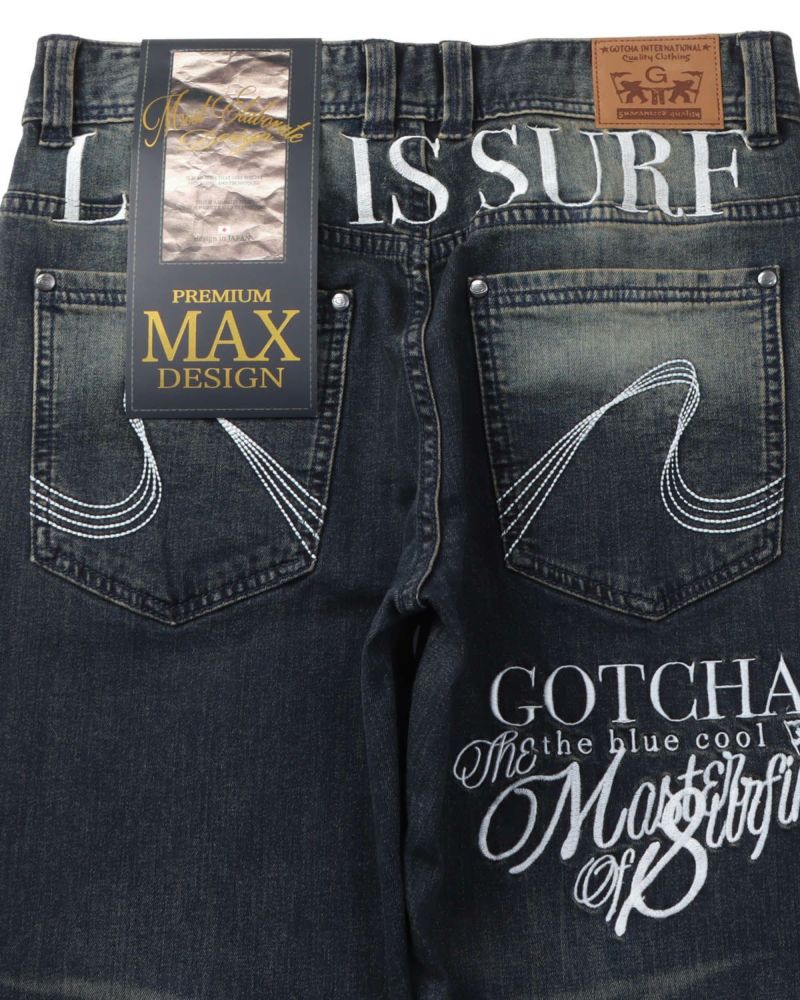 GOTCHA] ストレッチ MAX刺繍 デニムパンツ | PEET ONLINE STORE