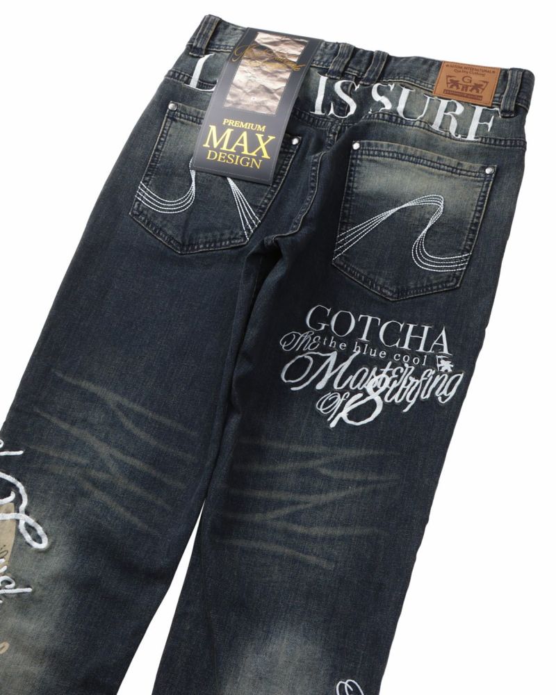 GOTCHA] ストレッチ MAX刺繍 デニムパンツ | PEET ONLINE STORE