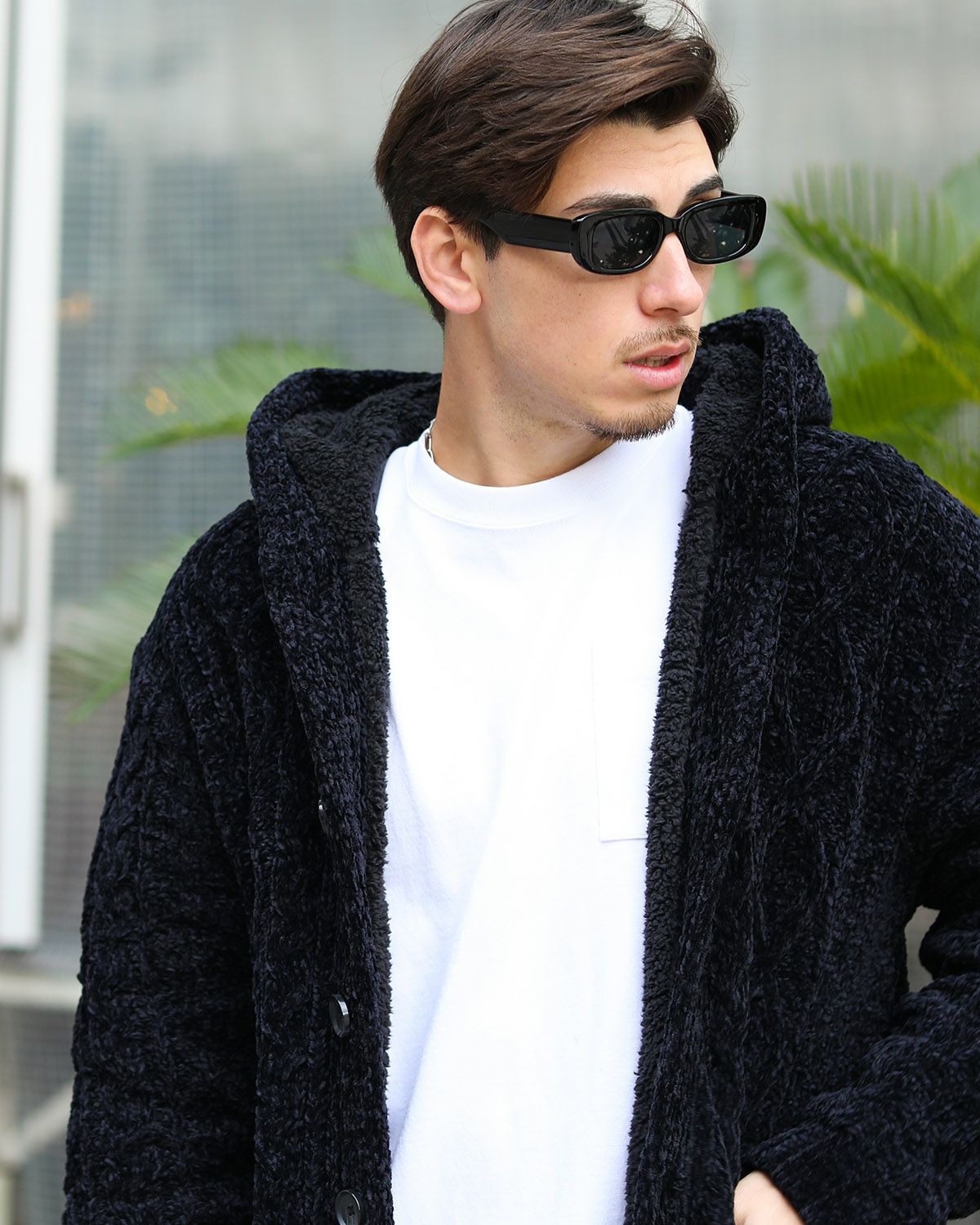 ブラック：180cm/70kg(Lサイズ着用)