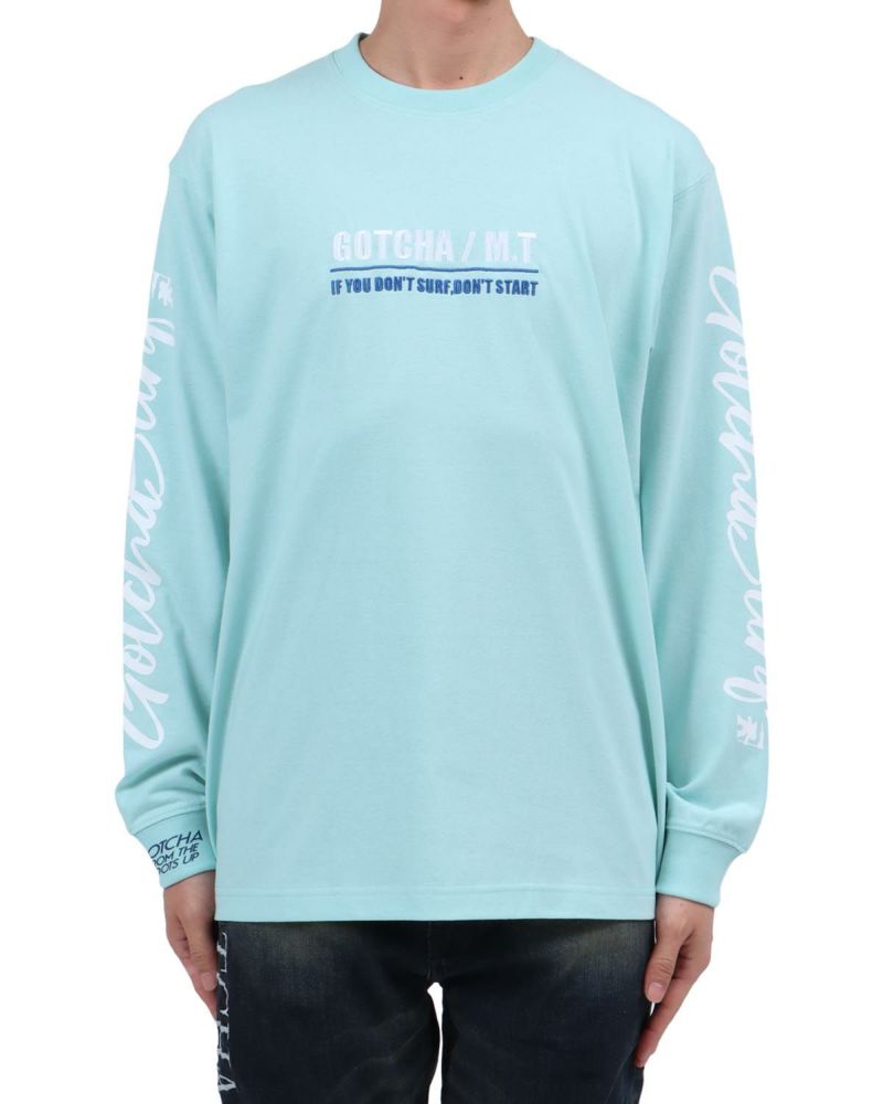 ミントグリーン：174cm62kg(Lサイズ着用)