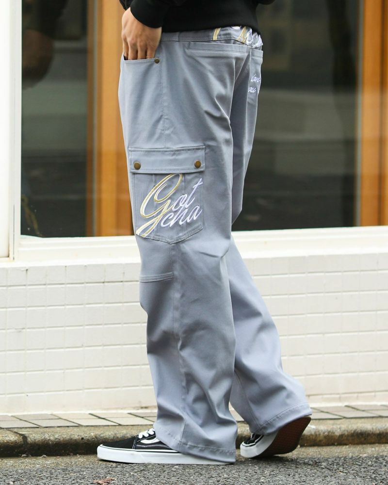 GOTCHA] ストレッチ MAX ツイル カーゴワイドパンツ | PEET ONLINE STORE