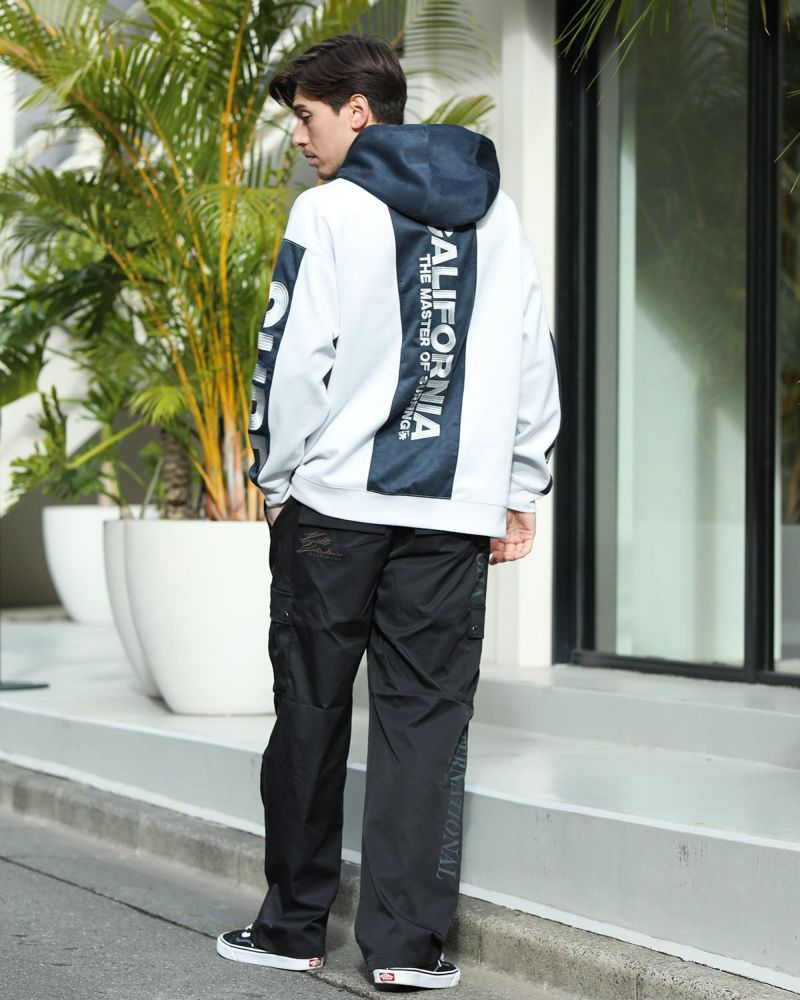 ライトグレー：180cm/70kg(Lサイズ着用)