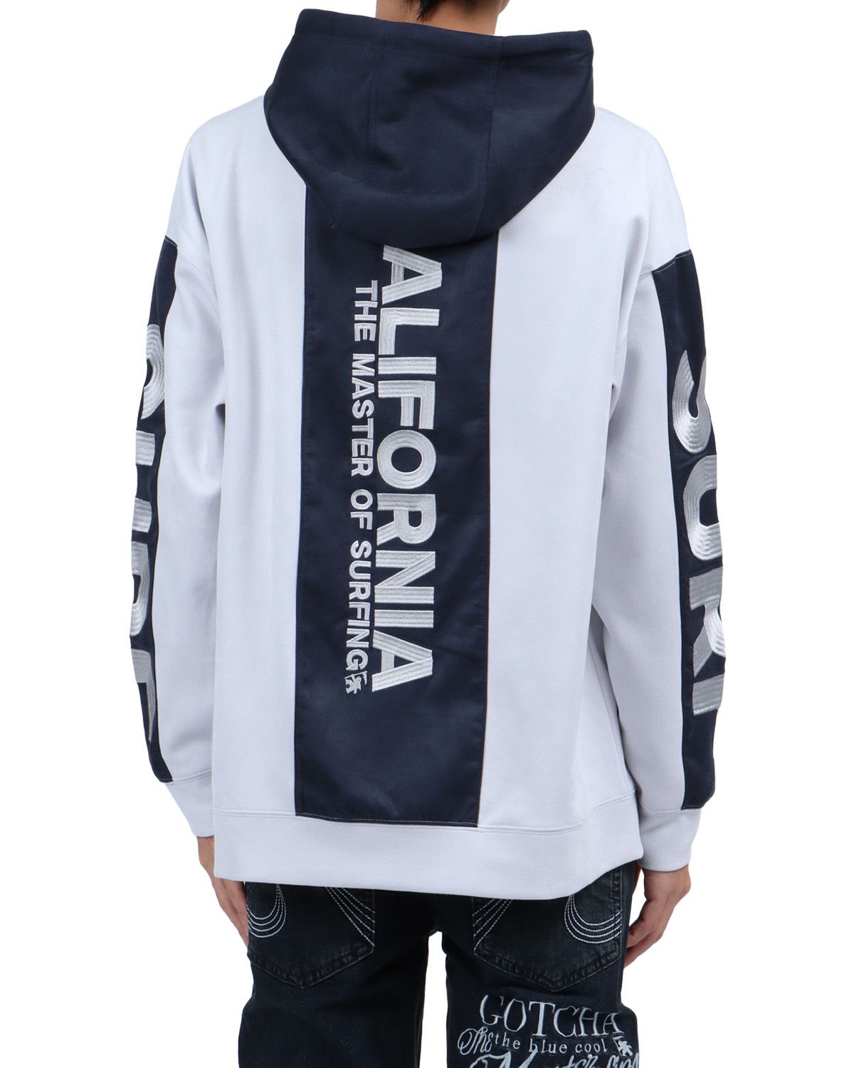 ライトグレー：183cm62kg(Lサイズ着用)