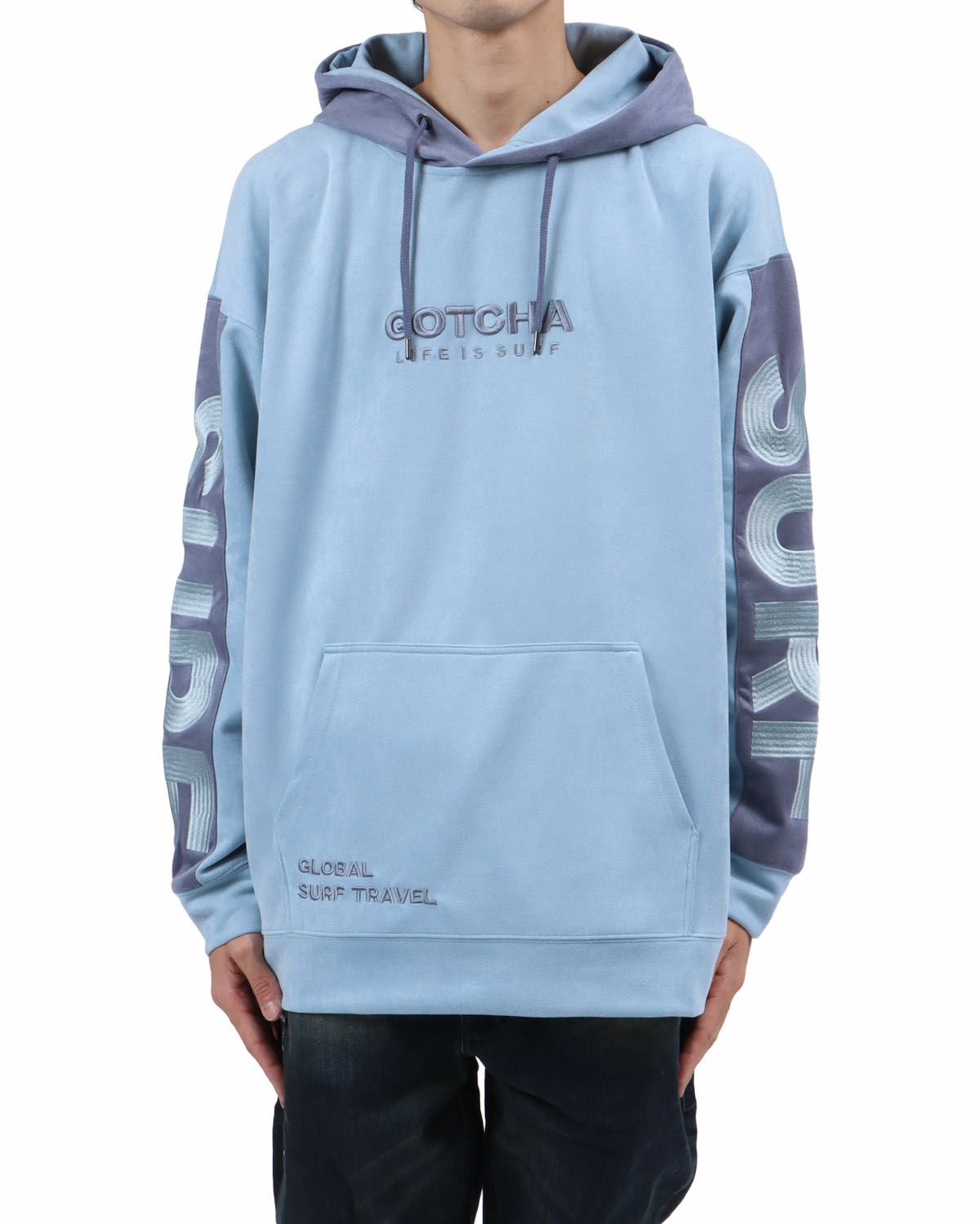 ブルー：183cm62kg(Lサイズ着用)