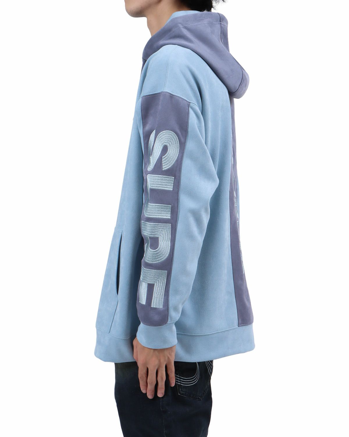 ブルー：183cm62kg(Lサイズ着用)