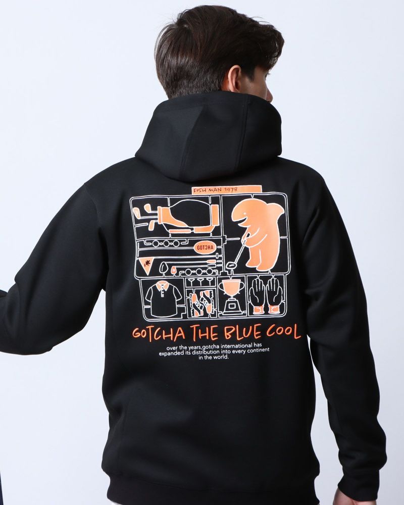 ブラック：180cm/70kg(Lサイズ着用)